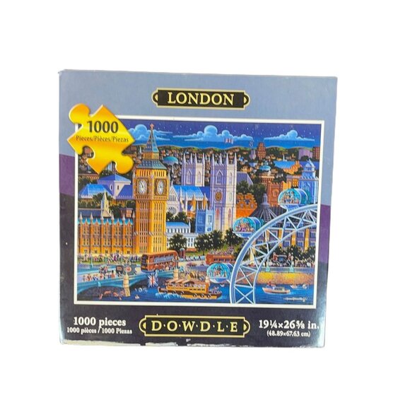 Eric Dowdle Jigsaw Puzzle 1000 Pieces Pc London Complete - Picture 1 of 7